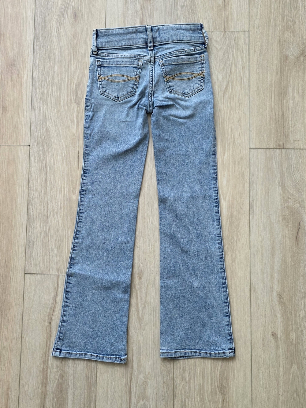 abercrombie kids NWT Light Blue Bootcut Jeans Size 7/8 Long